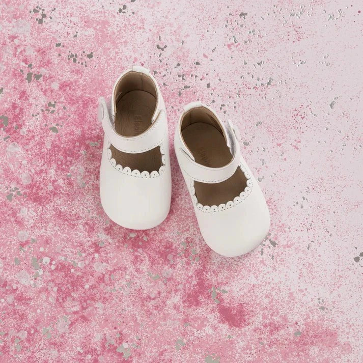 Elephantito Baby Girls Mary Jane - White