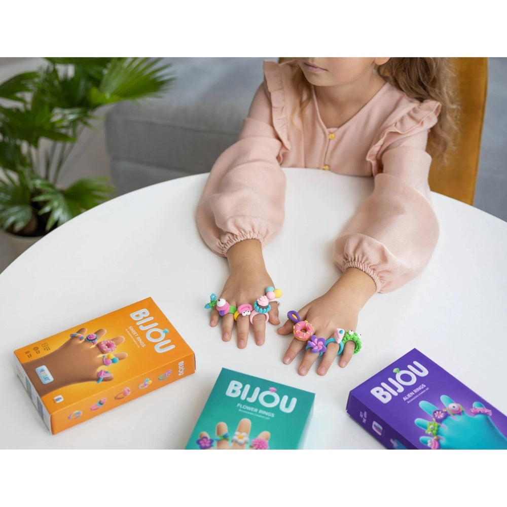 Fat Brain Hey Clay Bijou Flower Rings