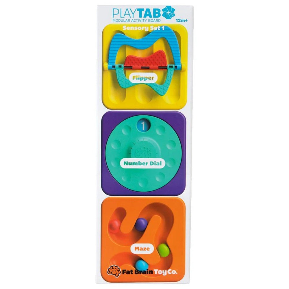 Fat Brain Play Tab Modular Activity Board Sensory Set 1