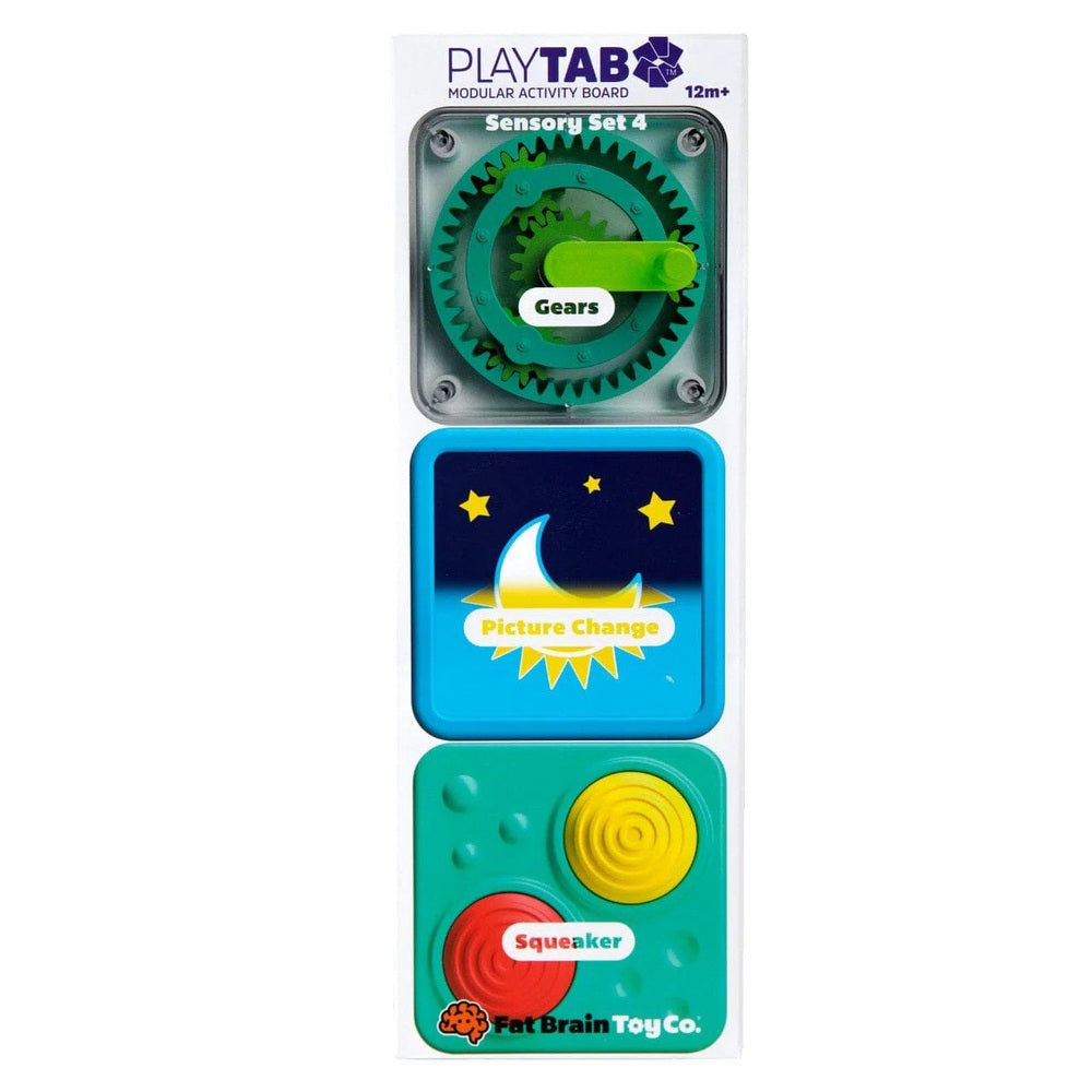 Fat Brain Toys Activity Fat Brain Play Tab Modular Activity Board Sensory Set 4