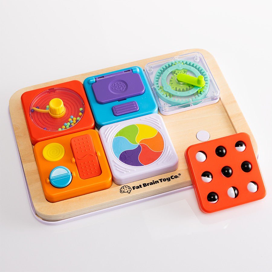 Fat Brain Play Tab Modular Activity Board Sensory Set 1