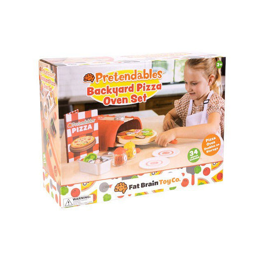 Fat Brain Pretendables Backyard Pizza Oven Set