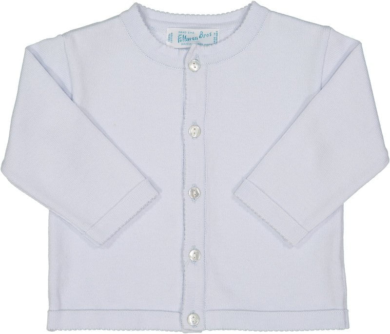 Feltman Brothers Light Blue Classic Knit Cardigan