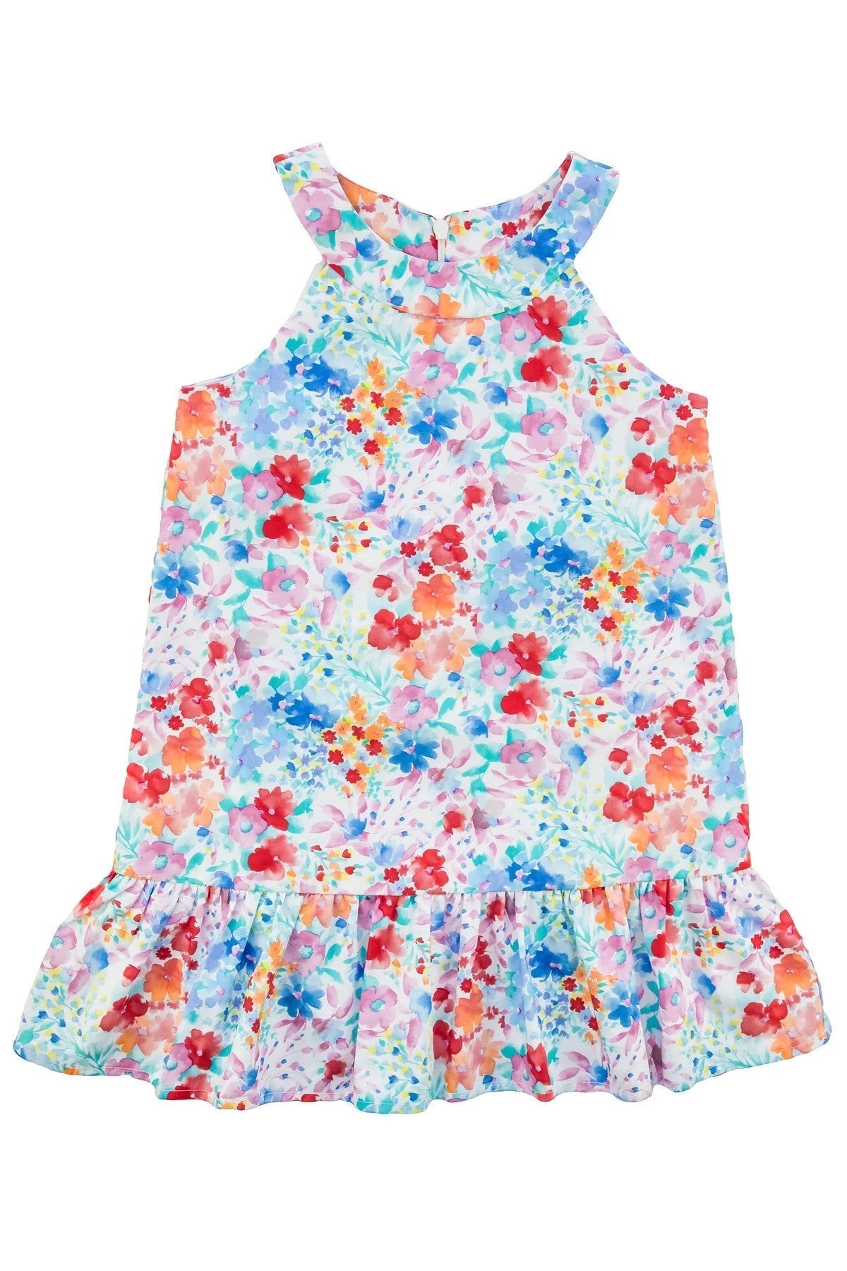 Florence Eiseman Apparel & Gifts Multi / 7 Florence Eiseman Floral Dress With Shirred Skirt