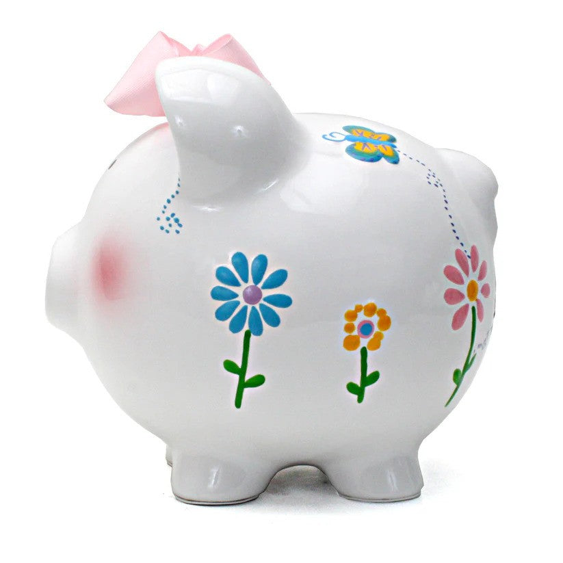 Child To Cherish Flutterfly Large Piggy Bank
