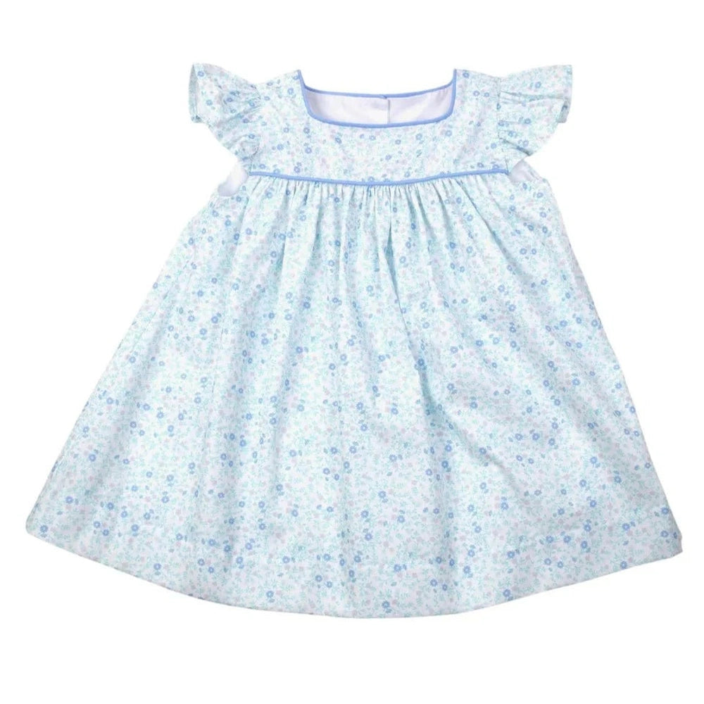 Funtasia Too Aqua Floral Flutter Sleeve Float