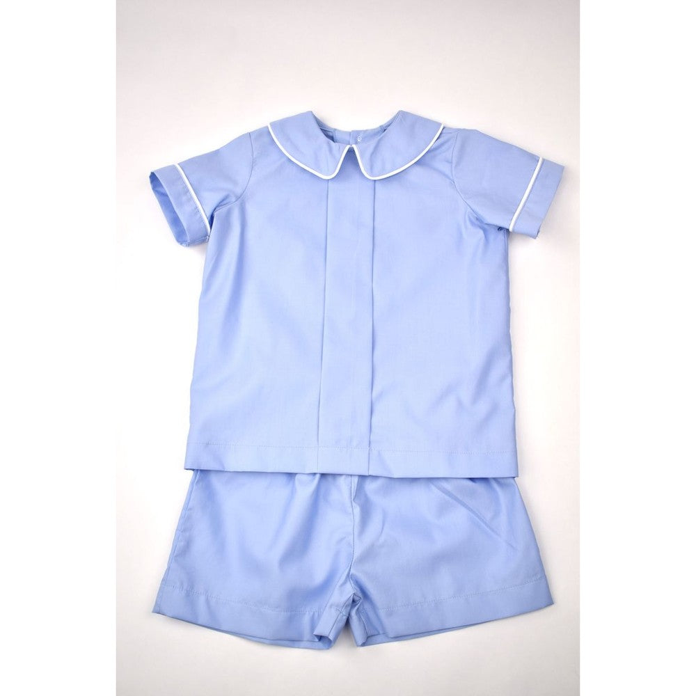 Funtasia Too Boys Blue Dressy Short Set