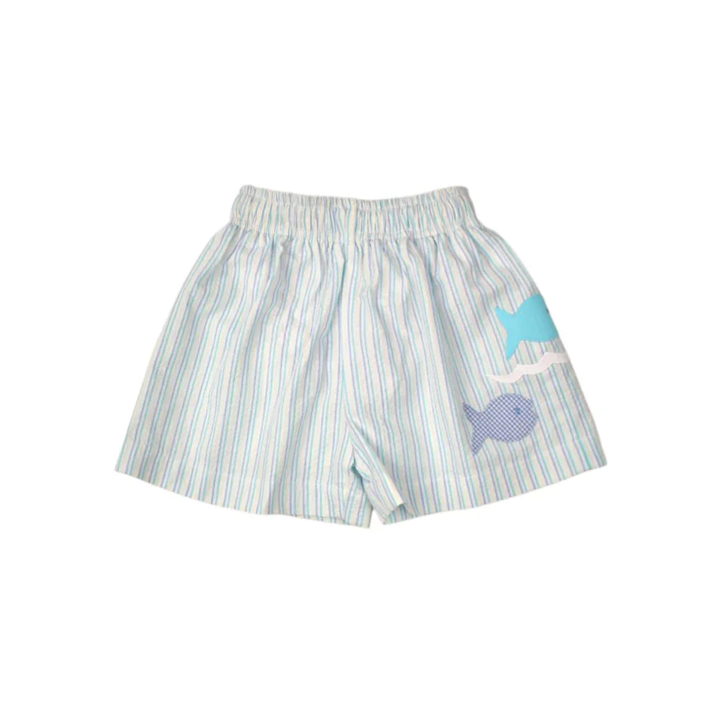 Funtasia Too Multi / 3 Mo Funtasia Too Boys Fish Swim Trunks