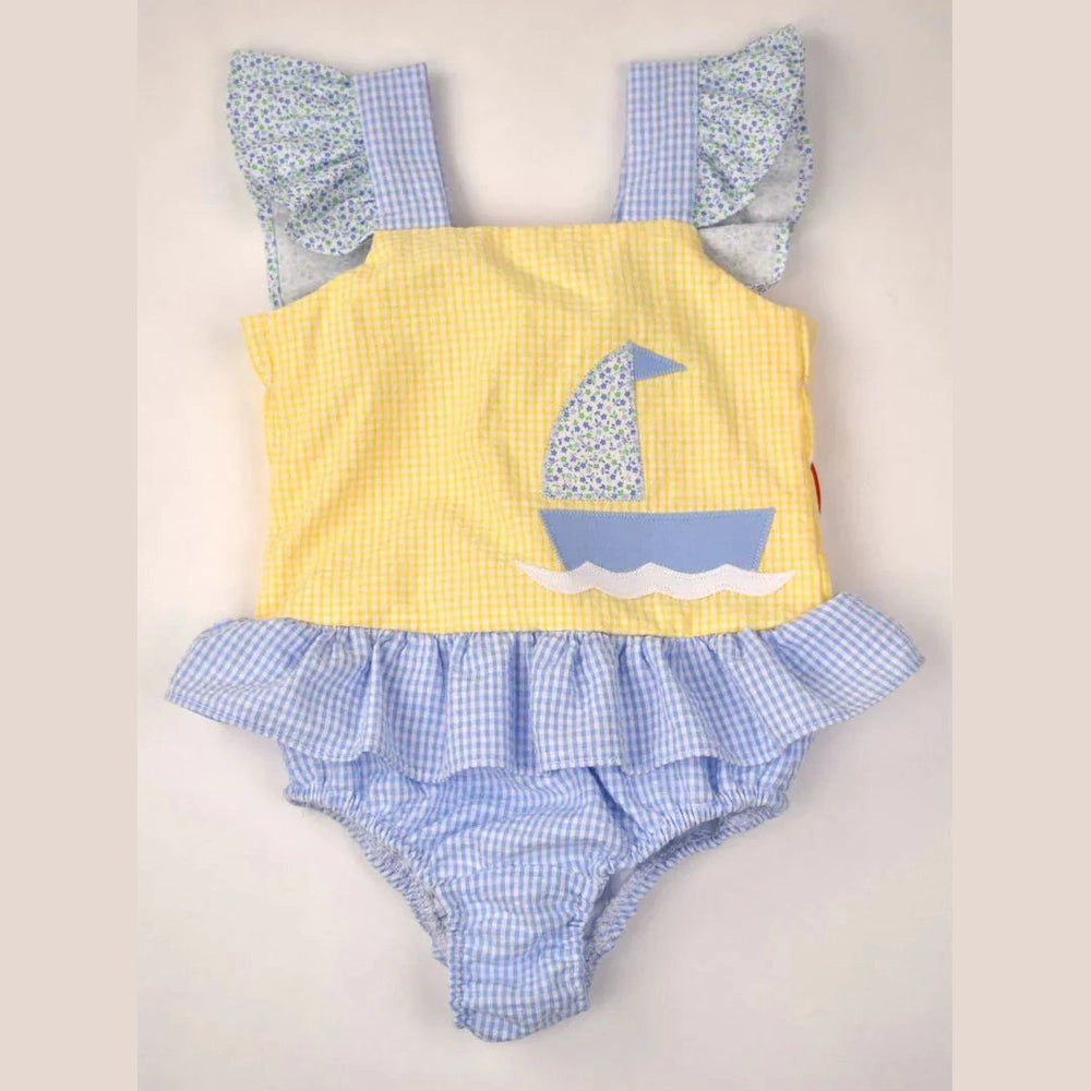 Funtasia TooFuntasia Too Girls One Piece Sailboat SwimsuitBabysupermarket