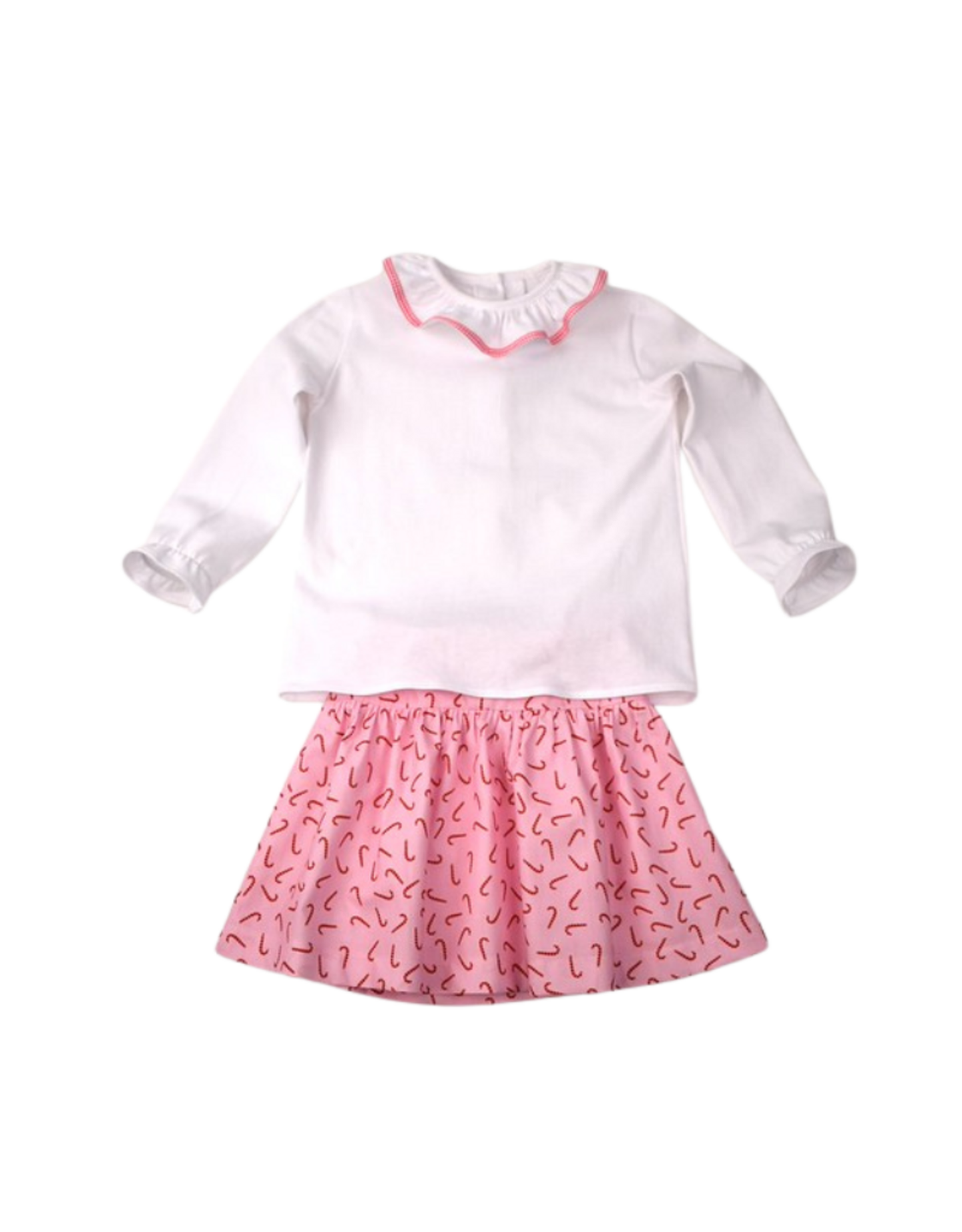 Funtasia Too Candy Cane Print Skirt Set