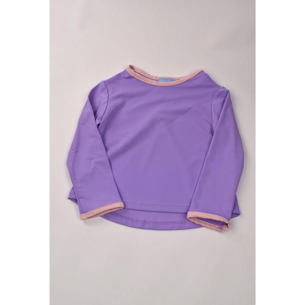 Funtasia Too Kids Funtasia Too Unicorn Athletic Leggings with Lavender Angel Sleeve Top Set