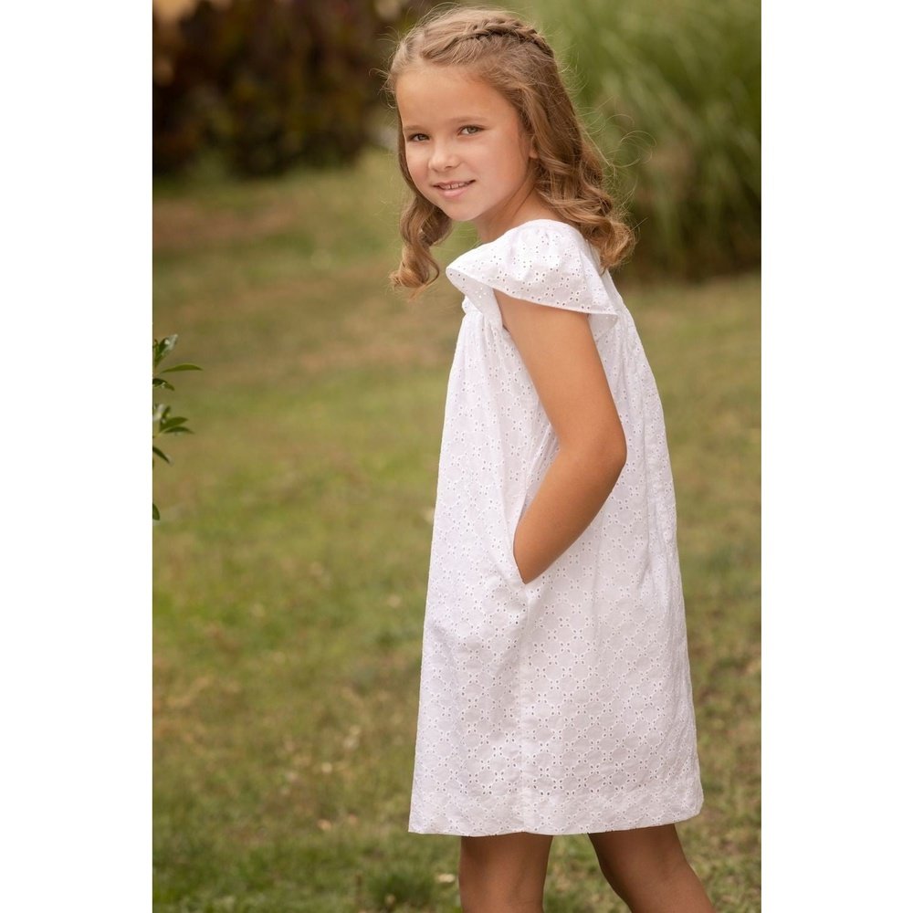 Gabby Girls Emma Eyelet Dress