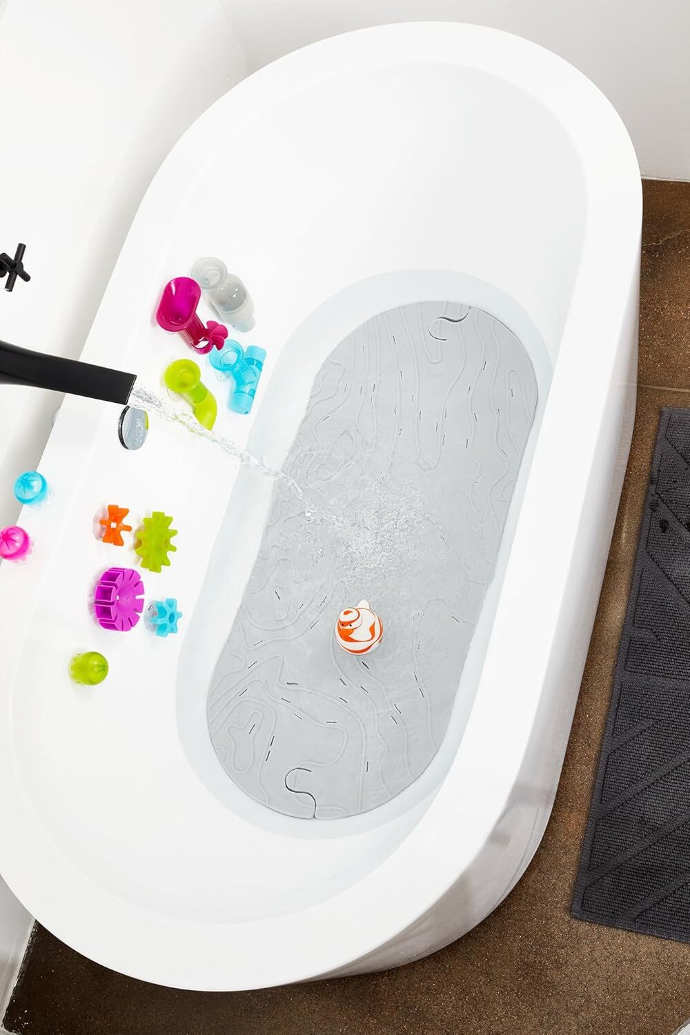 Tomy Griffle Bath Mat Grey