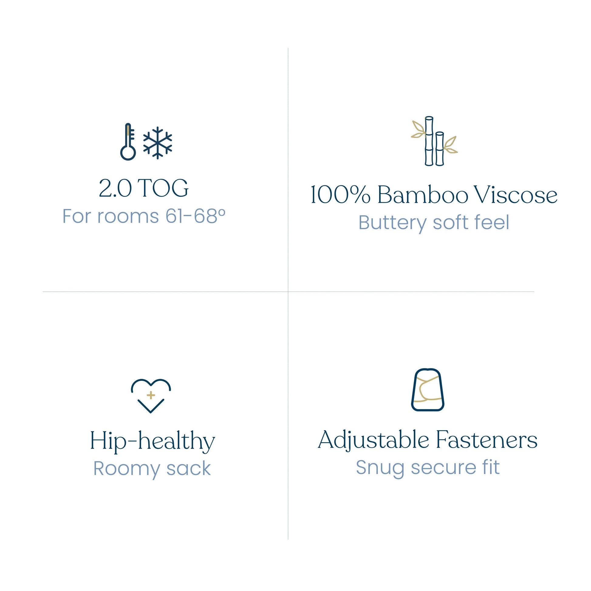 Halo Sleepsack Swaddle SuperSoft Bamboo TOG 2.0 Calm Sage Newborn