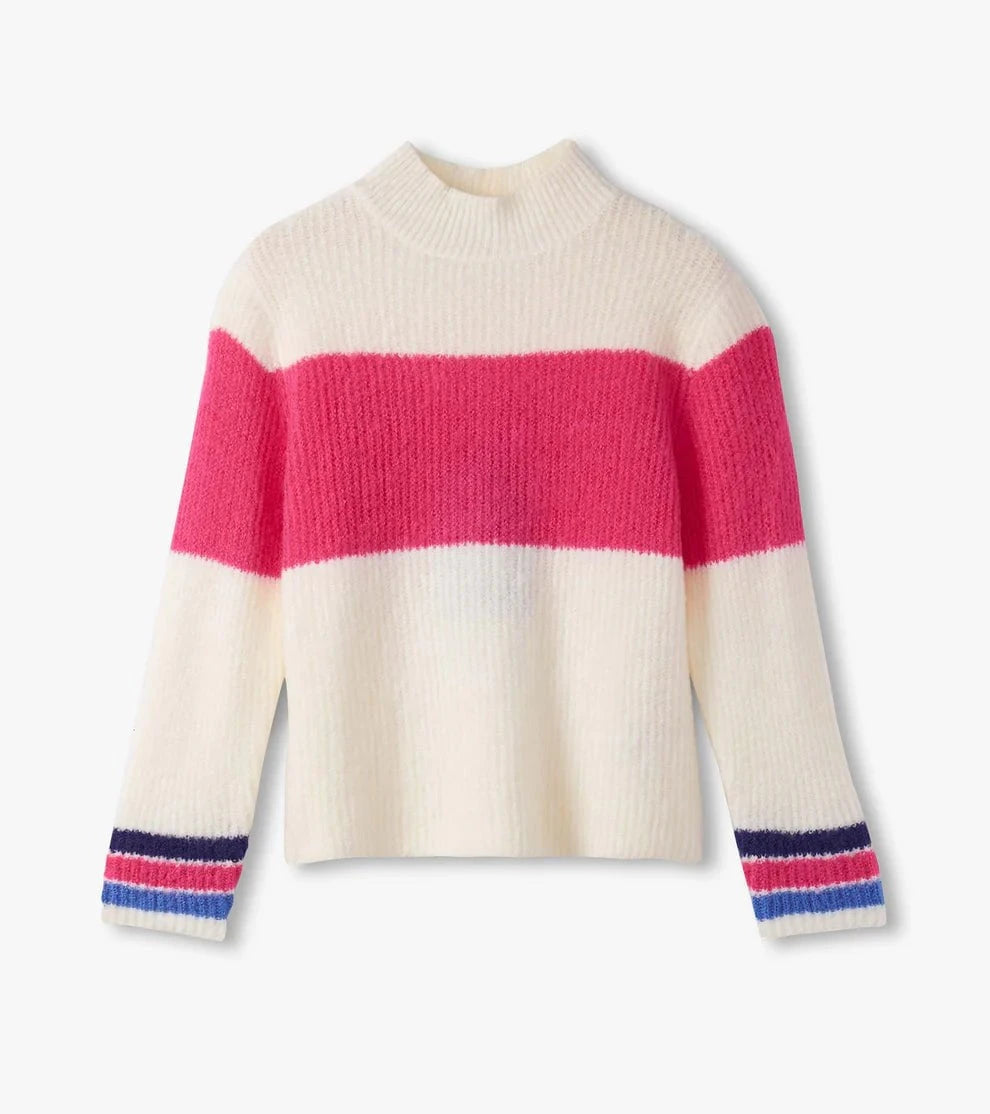 Hatley Colorblock Mock Neck Sweater