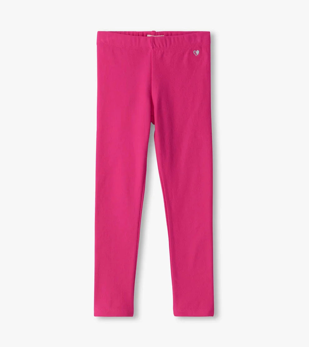 Hatley Girls Pants/Jean Pink Yarrow / 5 Hatley Girls Pink Yarrow Cozy Leggings
