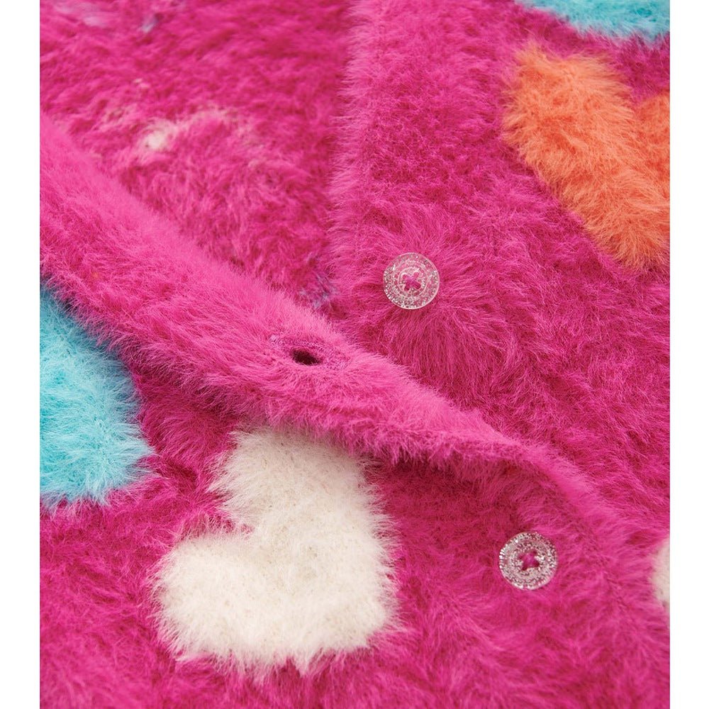 Hatley Girls Apparel / Sweaters / Kids Hatley Jumbo Hearts Boucle Cardigan