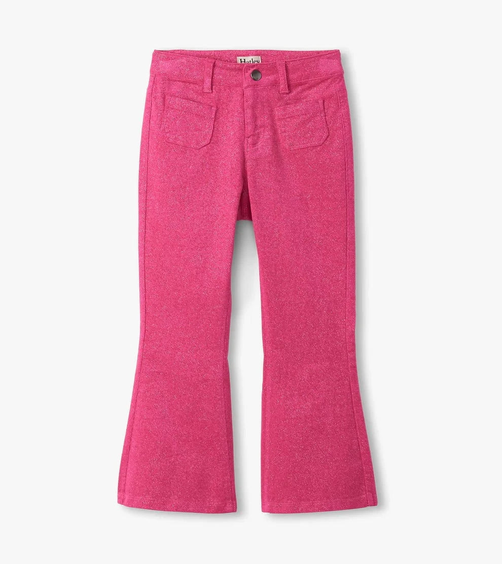 Hatley Raspberry Rose Patch Pocket Flared Pant