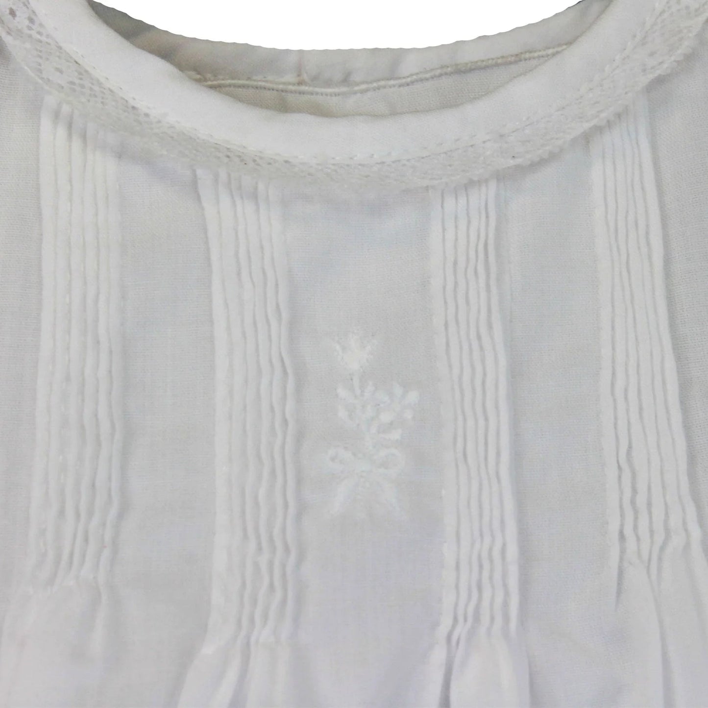 Petit Ami Heirloom Lace Hand Embroidered Slip Dress