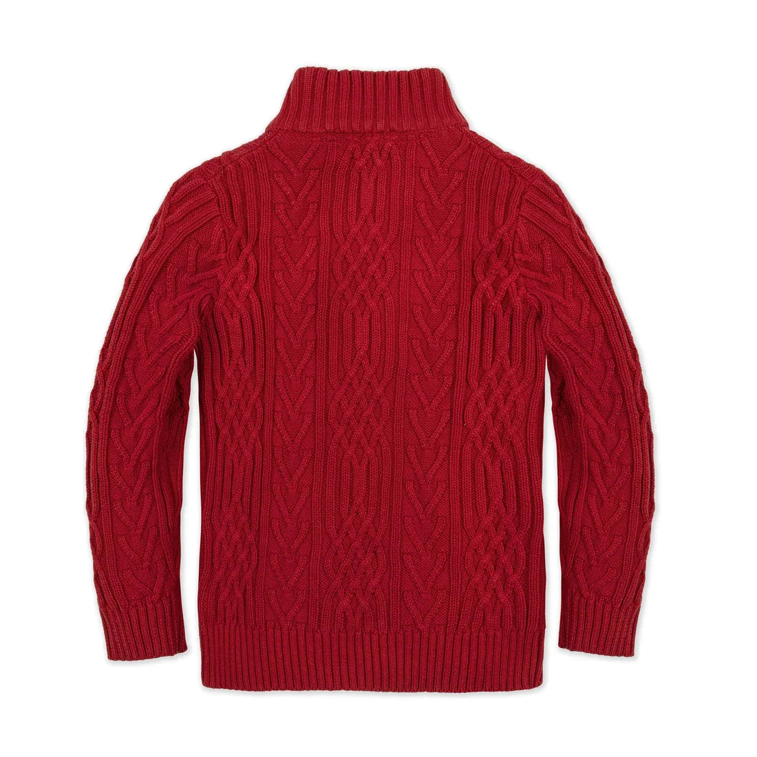 Hope & HenryHope & Henry Boys Organic Mock Neck Cable SweaterBabysupermarket