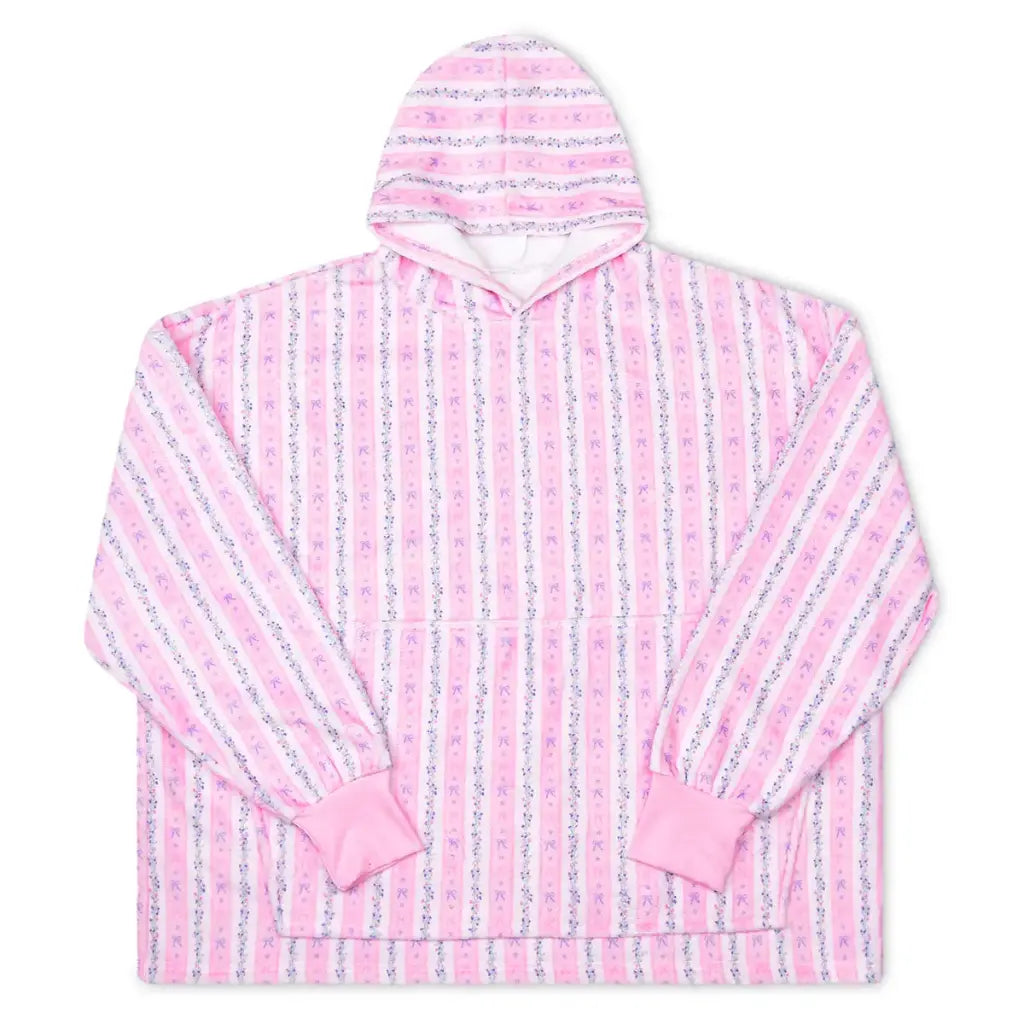 Iscream Loungewear Girls Iscream Girls Floral Stripes Plush Cozy