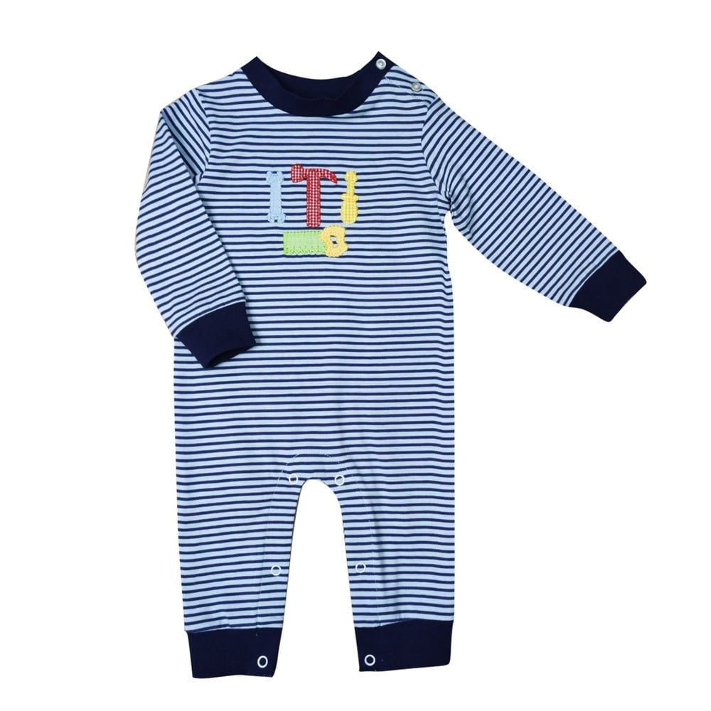 Ishtex Textile Products Boys Apparel / Outfits / Infant Tools / 9 Mo Ishtex Textile Products Tool Boys Romper