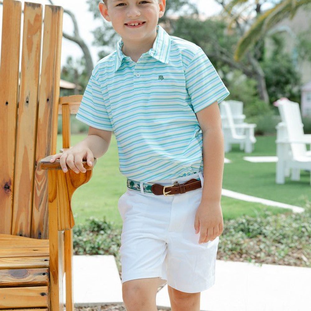Bailey Boys Kids J Bailey by Bailey Boys Island Performance Short Sleeve Polo