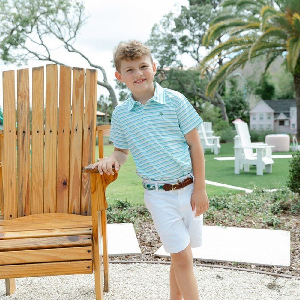 Bailey Boys Kids J Bailey by Bailey Boys Island Performance Short Sleeve Polo