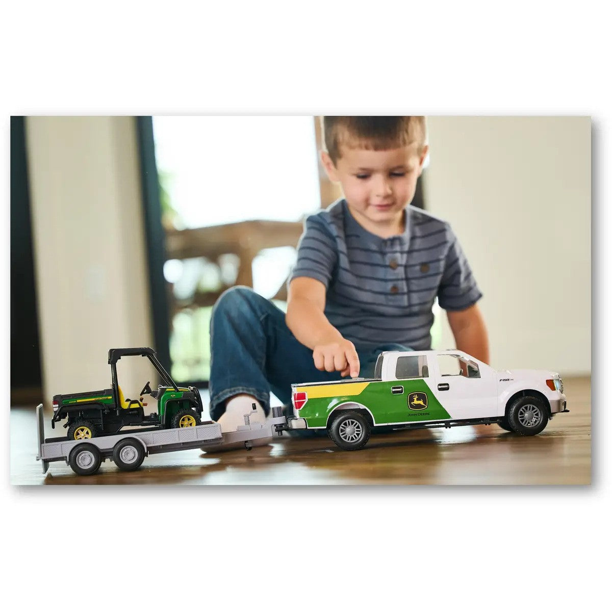 Tomy Big Farm John Deere Truck and Gator Set