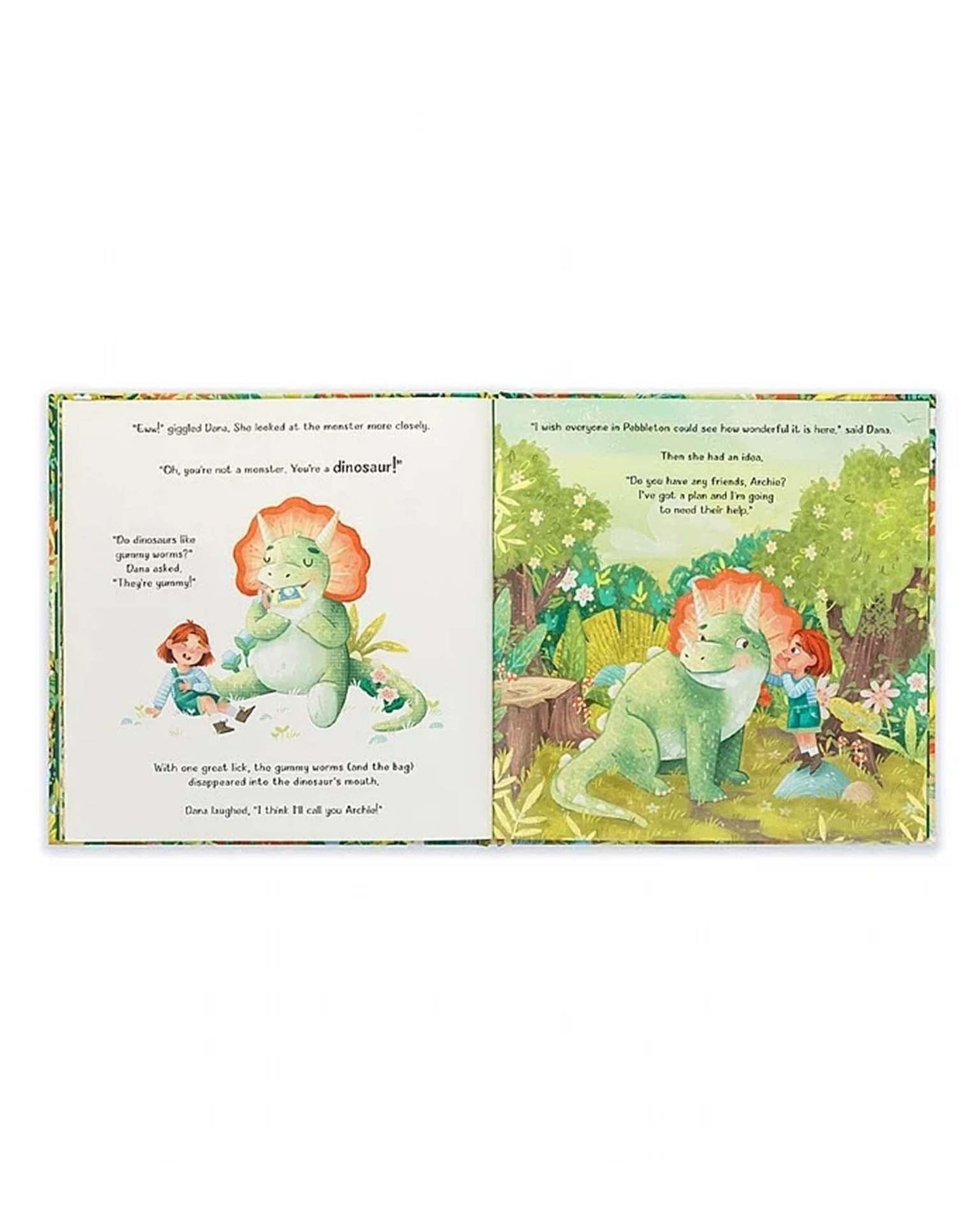 Jellycat Toys / Educational / Children Books Jellycat Archie My Dinosaur Friend Book