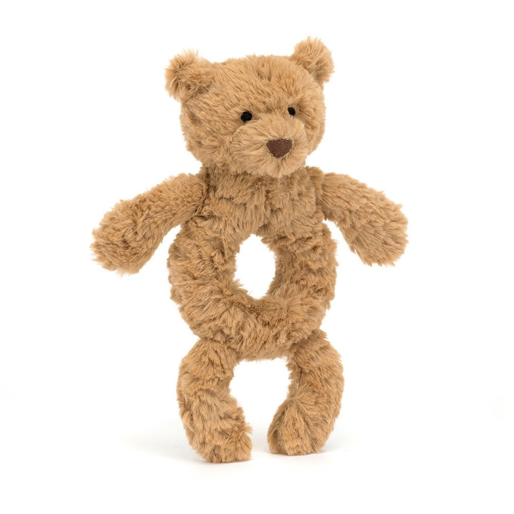 Jellycat Plush Jellycat Bartholomew Bear Ring Rattle