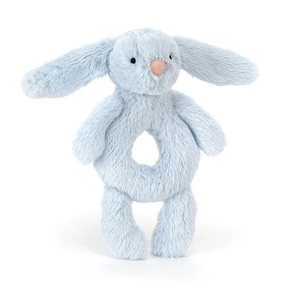 Jellycat Toys/Infant Toys Jellycat Bashful Blue Bunny Ring Rattle