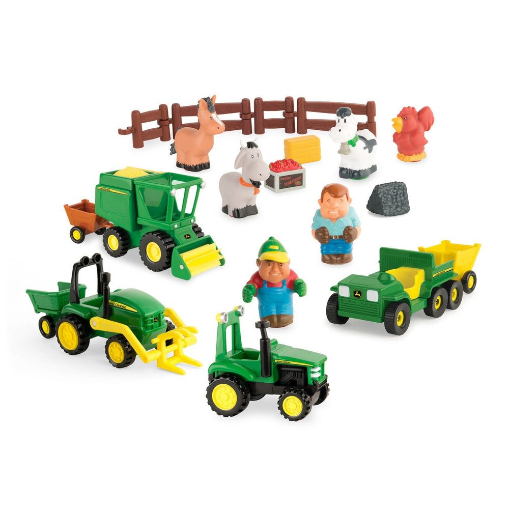 Tomy Play Vehicles John Deere 1st Farming Fun – Fun on the Farm Play Set