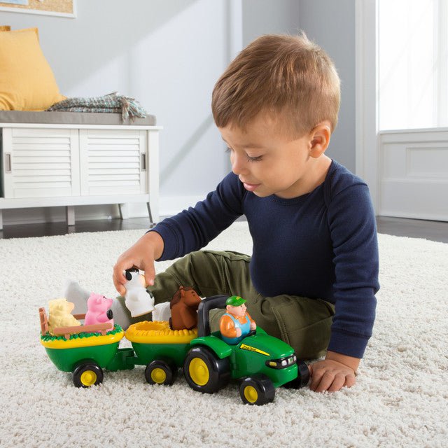 Tomy Play Vehicles John Deere Animal Sounds Hayride