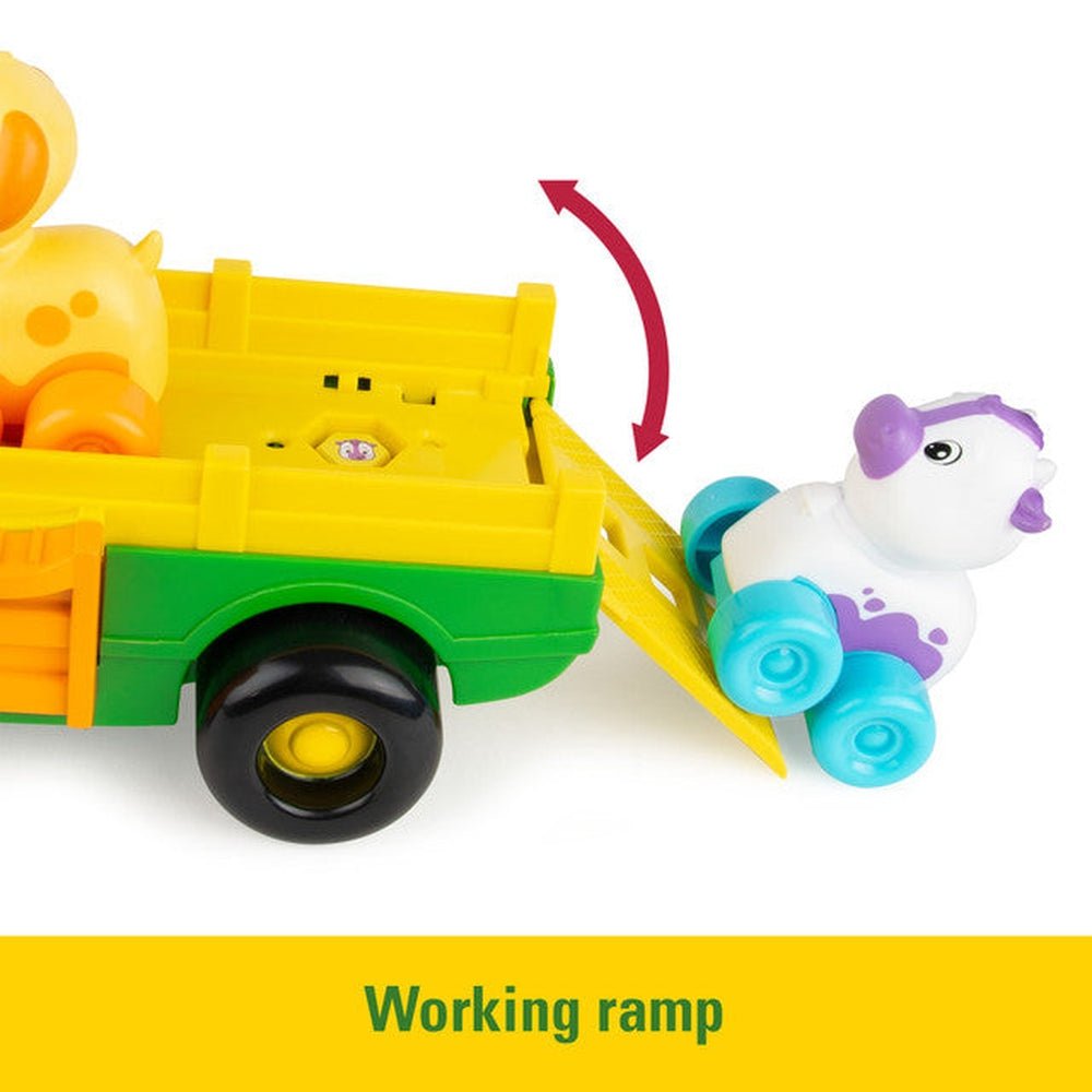 Tomy Play Vehicles John Deere Animal Sounds Wagon Ride