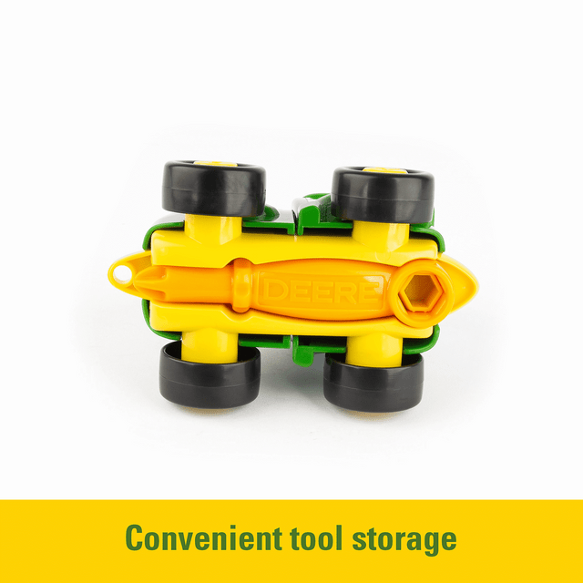 Tomy Play Vehicles John Deere Build A Buddy Johnny Tractor Includes Screwdriver
