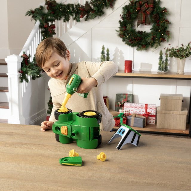 Tomy Play Vehicles John Deere Build A Johnny Tractor