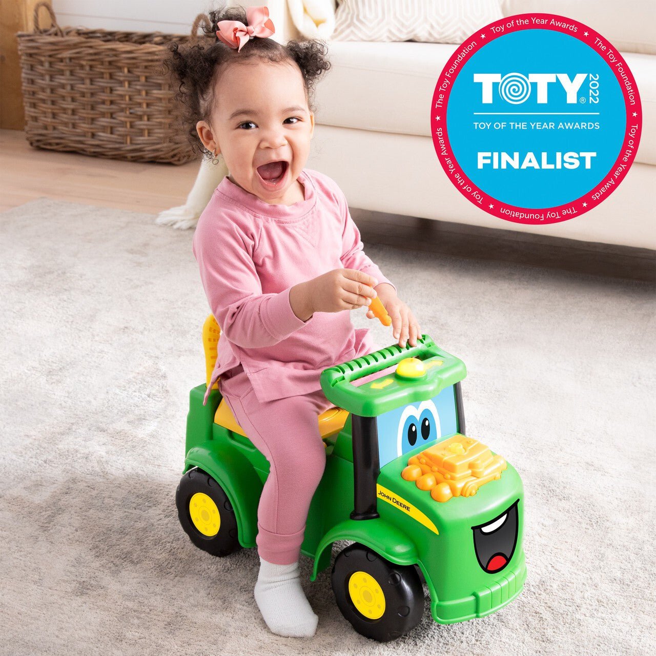 John Deere Johnny Tractor Ride On With Lights And Sounds