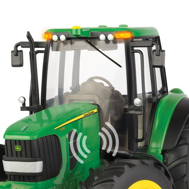 Tomy Play Vehicles John Deere M4 1:16 Big Farm 7330 Tractor And Baler