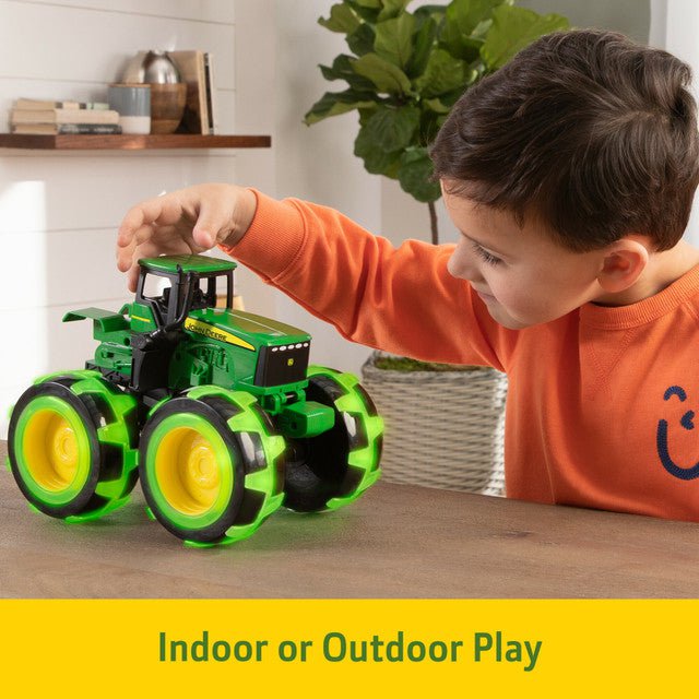 Tomy Play Vehicles John Deere Monster Treads Lightning Wheels
