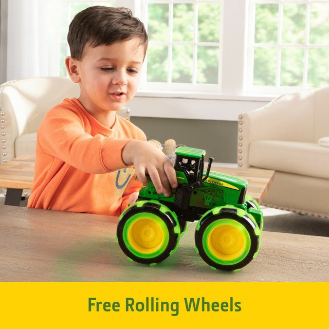 Tomy Play Vehicles John Deere Monster Treads Lightning Wheels