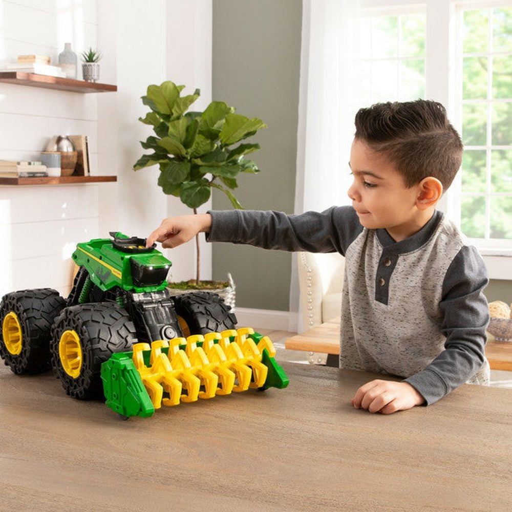 Tomy Play Vehicles John Deere Monster Treads Super Scale Combine