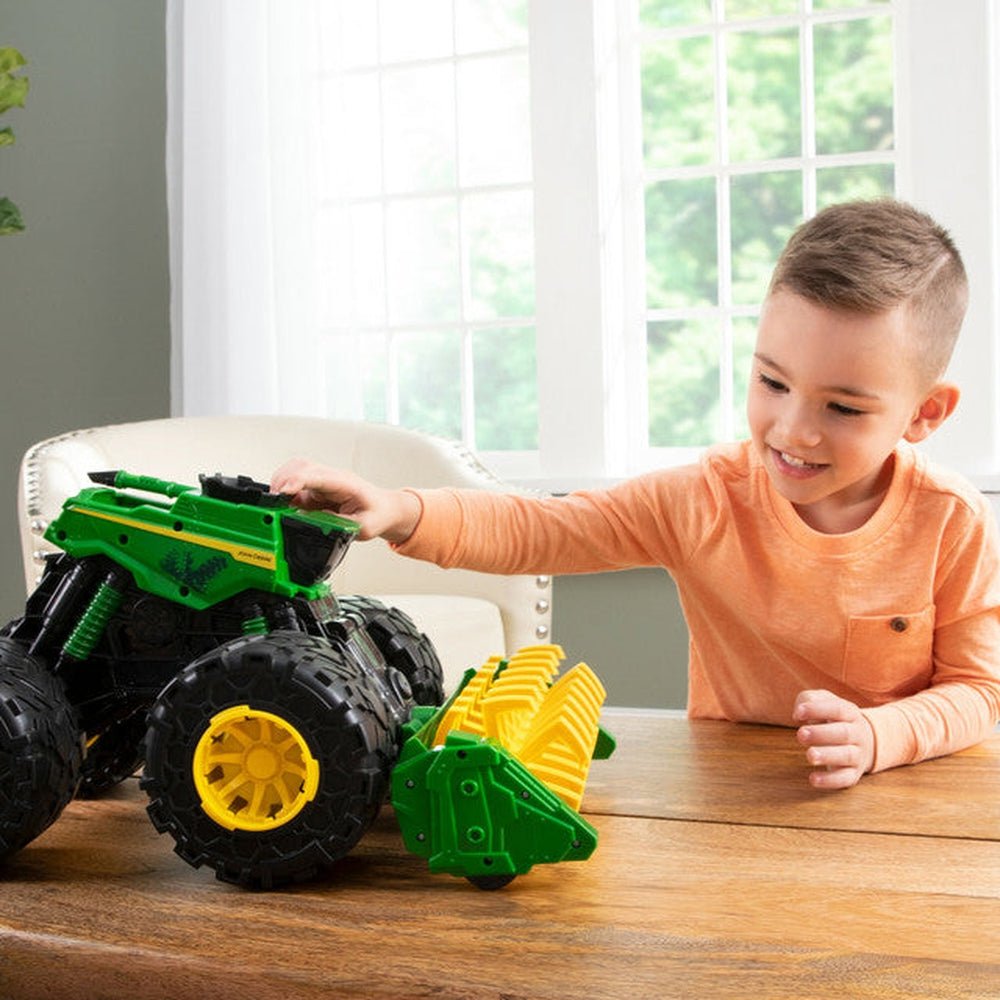 Tomy Play Vehicles John Deere Monster Treads Super Scale Combine