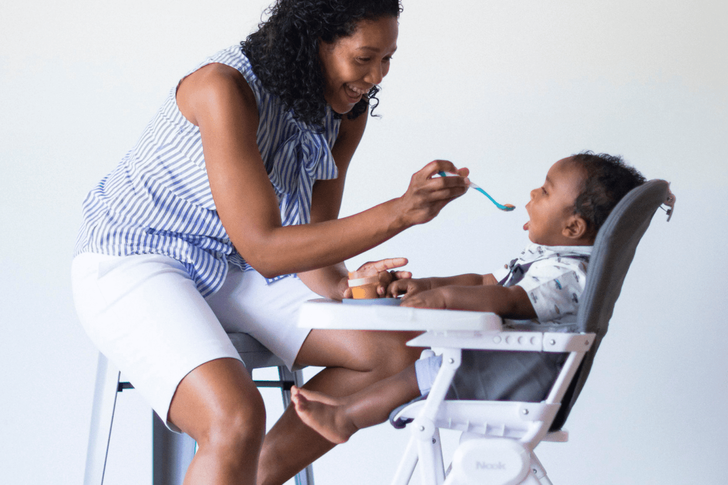 Joovy High Chairs and Booster Joovy Nook Compact High Chair Charcoal