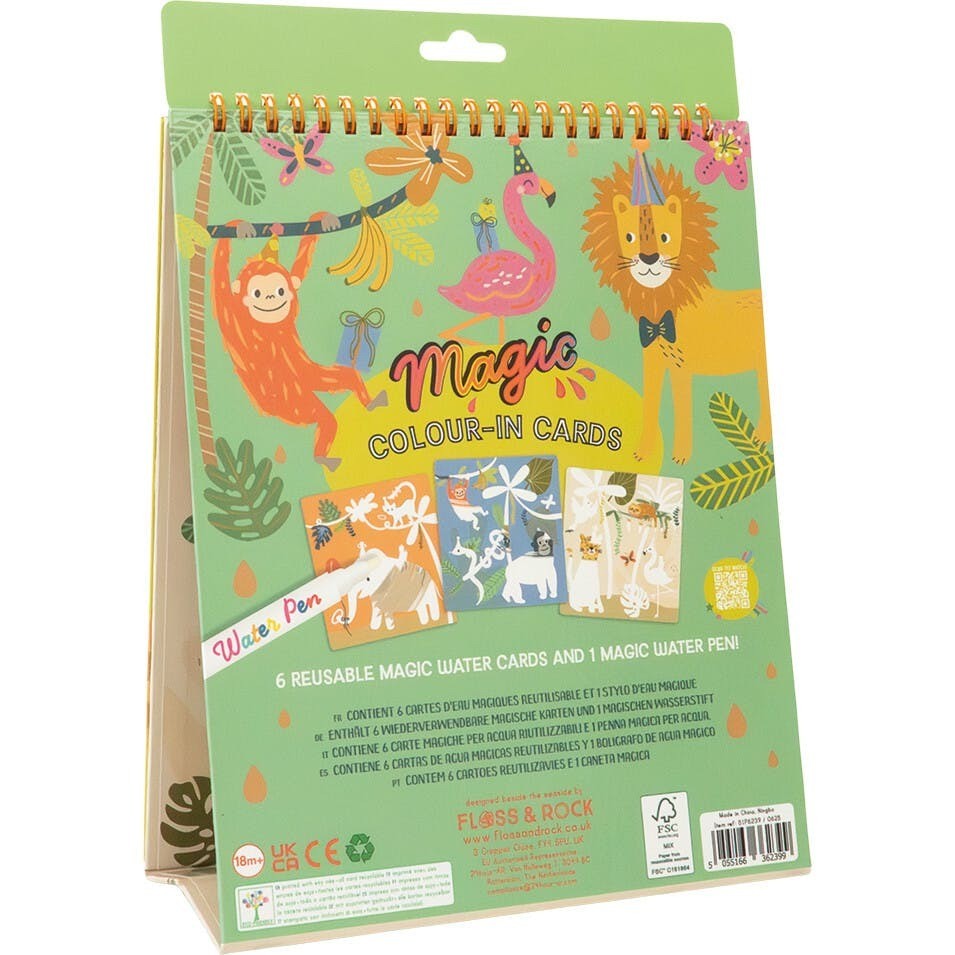 Floss & Rock Toys / Activity / Art and Crafts Jungle Party Magic Water Easel & Pen