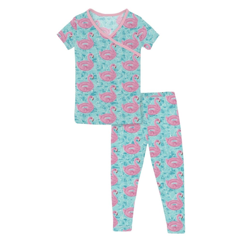 Kickee Pants Pool Party Short Sleeve Kimono Pajama Set