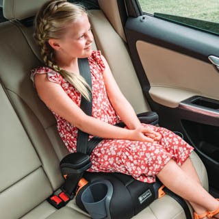 Chicco KidFit ClearTex Plus 2-in-1 Belt-Positioning Booster Car Seat - Obsidian