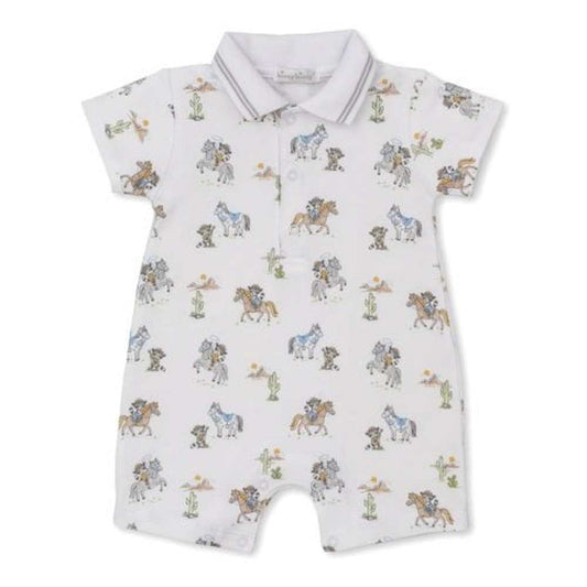 Kissy Kissy Boys Cowpokes Roundup Playsuit babysupermarket
