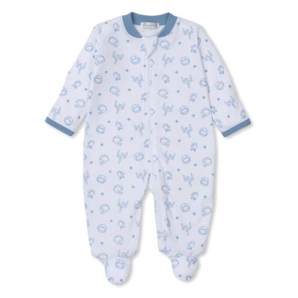 Kissy Kissy Infant Kissy Kissy Football Kicks Zipper Footie