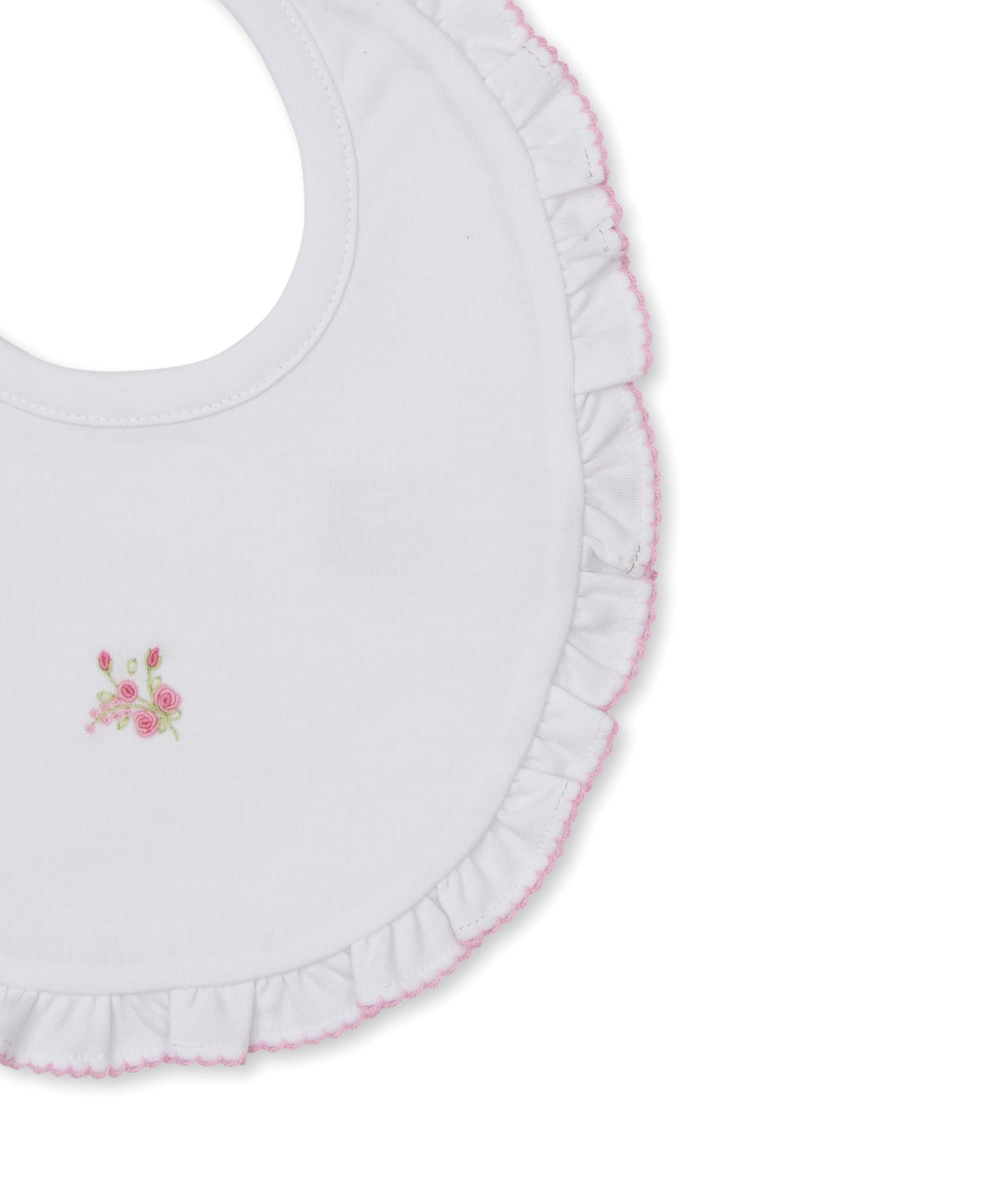 Kissy Kissy White / OS Kissy Kissy Girls SCE Victorian Roses Bib